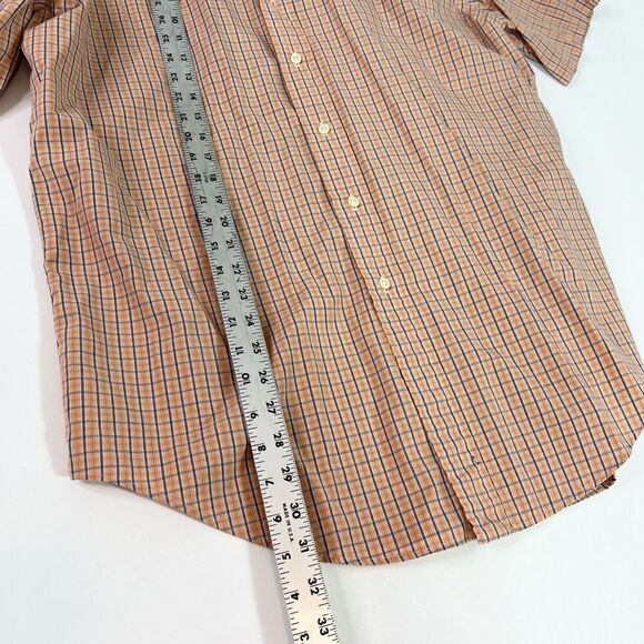 Ralph Lauren Button Down Shirt Mens Medium Multi Plaid Classic Fit Short Sleeve - Picture 3 of 10